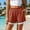 Red, variant on ByworldtasicNo Boundaries Lace Trim Elastic High Waisted Shorts for Women Summer Casual Loose Lounge Shorts