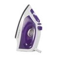 thumbnail image 2 of Westinghouse Pro-Series Steam Iron with 5.1 Ounce Water Tank, 1200 Watts, 3-Way Auto-Off Safety Function, White with Purple Accents, 2 of 2