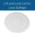 thumbnail image 3 of WinCup White Drink Cup Lid with Drink-Through Straw Slot, Tear-Back Tab, 1000 Ct, 3 of 5