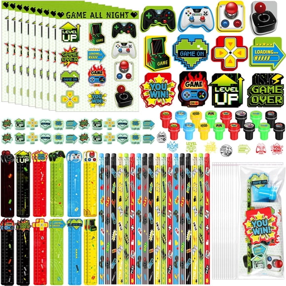 Videojuego Party Favors Cholemy para niños y adolescentes con bolsa, 168 unidades