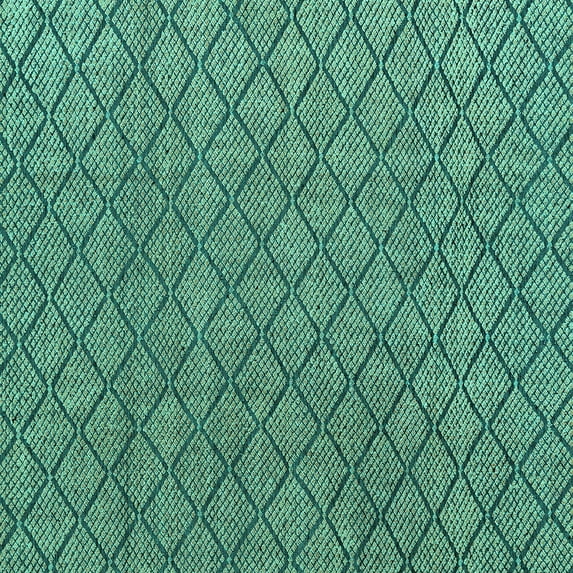 Ahgly Company Machine Washable Indoor Square Abstract Turquoise Blue Modern Area Rugs, 5' Square