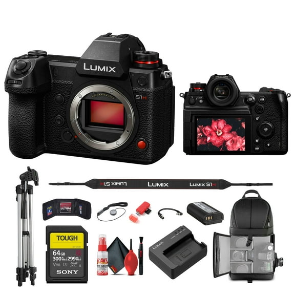 Panasonic Lumix S1H Mirrorless Camera Bundle with Acccessories