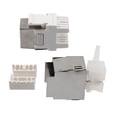 thumbnail image 3 of NavePoint 180 Degree CAT6 Keystone Jack, RJ45 female, 10 pack, FTP Shielded, 3 of 5