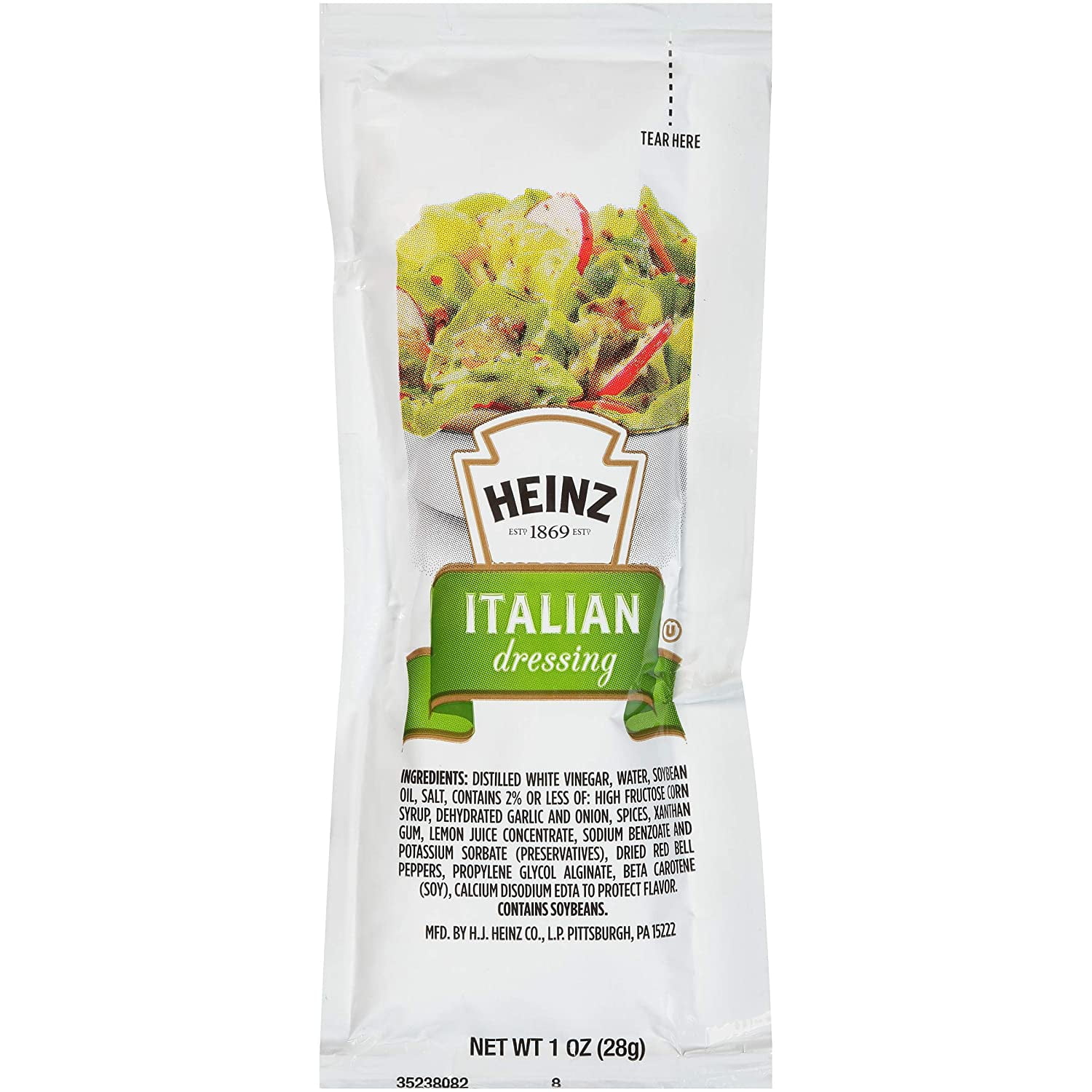Heinz Italian Dressing Single Serve (1oz Packets, Pack of 100