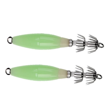 2pcs Luminous Fishing Squid Hook for Sleeve-Fish 