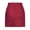 Red, variant on Spencer Women High Waist Bodycon Short Dress Faux Suede A-Line Split Mini Pencil Skirt "L,Black"