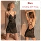 thumbnail image 1 of Conjunto de camisón Sexy para mujer superventas, pijama transparente de encaje con espalda descubierta, falda con escote en V profundo y cordones, bata de noche para mujer, ropa de casa xuanjing  unisex, 1 of 2