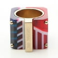 thumbnail image 1 of Pre-Owned Christian Dior Dior Sorbet Wide Ring, Gold Plated, Women's, Gold/Multicolor (Good), 1 of 7