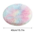 thumbnail image 2 of JoyMoreToys Soft Fluffy Round Pet Mat, Diameter 15.8 Inch, Plush Warm Cozy Pet Sleeping Pad with Non-Slip Bottom, for Home Pet Rest Sleep, 2 of 3