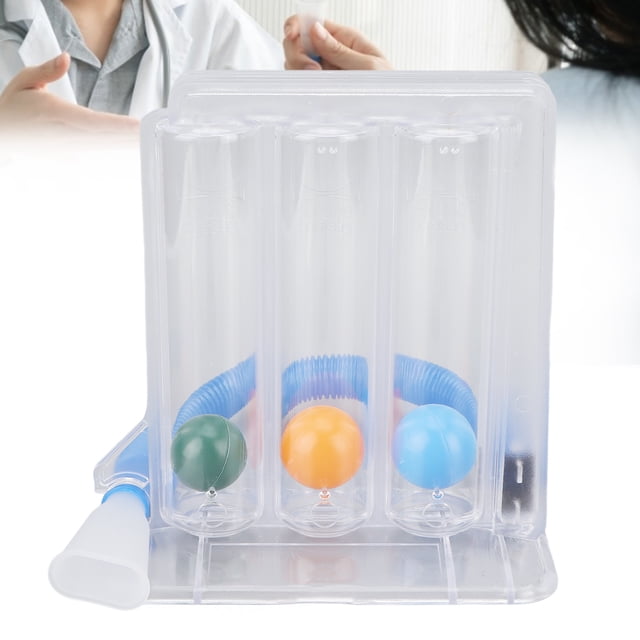 Dispositivo De Ejercicio Respiratorio, Previene Infecciones Filtro Inferior Tubería Resistente A La Curvatura Ejercitador Pulmonar De Respiración Profunda Para Pacientes