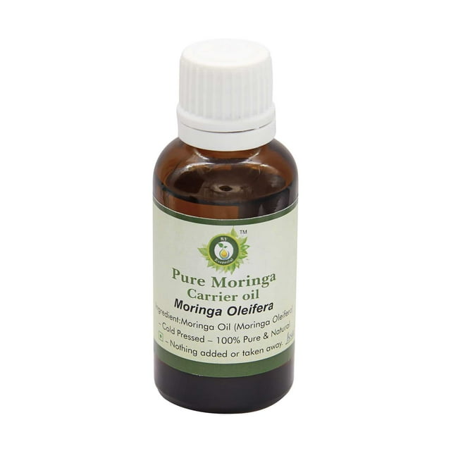 Moringa Oil Moringa Oleifera For Hair For Face For Body For Skin Hair Oil Pure Moringa Oil Pure Natural Cold Pressed Moringa Oil 5ml 0.169oz By R V Essential