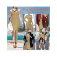 thumbnail image 7 of SAYFUT Women Shapewear Full Slip For Under Dresses Tummy Control Cami Mini Body Shaper Seamless Spaghetti Straps, 7 of 7