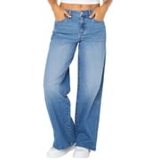 Celebrity Pink Women's and Women's Plus Baggy Wide Leg Jeans, Available in 30, 32, and 34 inseams, Sizes 1-24W