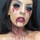 thumbnail image 2 of Tatuajes temporales de cara de Halloween ZHAOCHENG 6 hojas, 2 of 5