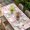 Pink, variant on Blue Easter Table Cloths for 8 Foot Rectangle Tables, Spring Easter Bunny Eggs Floral Buffalo Plaid Patio Waterproof Elastic Fitted Tablecloths, Washable Rectangular Table Cover for Camping