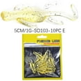 thumbnail image 4 of fastboy 10pcs / Sac Appât Gecko Doux Leurre de Pêche de vers Simulation Appât de Pêche Lac de Rivière de Mer Swimbait, 4 of 6