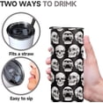 thumbnail image 3 of Skull Tumbler with Lid and Straw Goth Tumbler Skull Coffee Mug, 20 oz Halloween Gothic Tumbler Water bottle Cup , Goth Travel Mugs, Skull Decor Gifts, 3 of 6