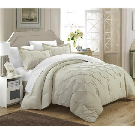 Chic Home Ds3833 Us Ronika Pinch Pleat Pintuck Duvet Cover Set