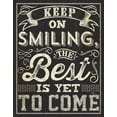 thumbnail image 2 of Pela Studio 26x32 Black Ornate Wood Framed with Double Matting Museum Art Print Titled - Chalk Quotes II, 2 of 4