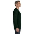 thumbnail image 3 of Gildan Heavy Cotton 5.3 oz. Long-Sleeve Men T-Shirt Forest Green Medium, 3 of 3
