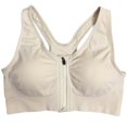 thumbnail image 1 of MesaSe Womens Zipper Front Fastening Bra Post Surgery Support Bra with Removable Pads, 1 of 16