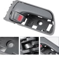 thumbnail image 3 of Yassdwbn 2x Door Handle Inner Front Left & Right For Toyota Sienna 2004-2010 69206-AE010, 3 of 5