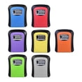 thumbnail image 2 of SPRING 4-Digit Password Storage Combination Lock Box Outdoor Use For House Keys orange, 2 of 8