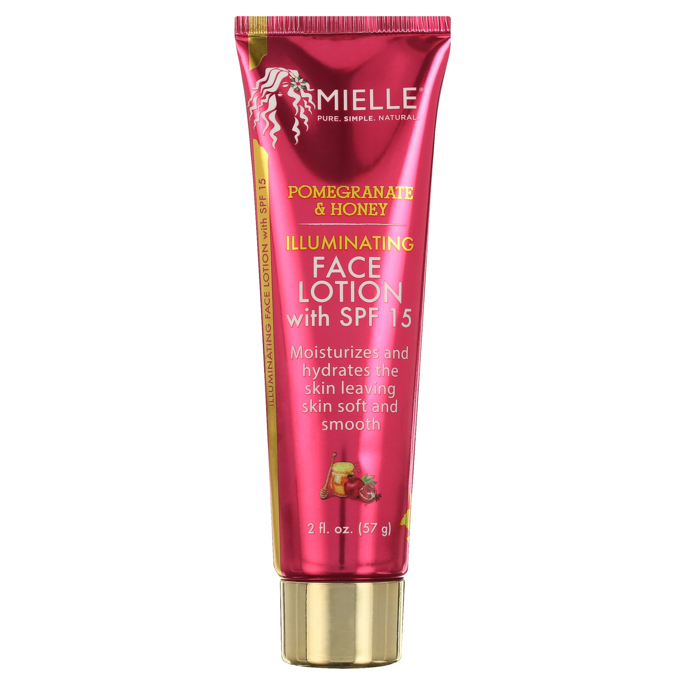 Mielle Organics Pomegranate & Honey Face Lotion SPF 15 2 oz - Walmart.com