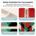 thumbnail image 3 of Palestine Travel Portable Jewelry Stand and Organizer Box - Square Storage Box for Rings, Earrings, Necklaces, Bracelets, and More - Suitable for Girls and Women - Jewelry Boxes for Travel, 3 of 6