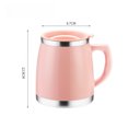 thumbnail image 2 of Taza de café de 500 ml con aislamiento al vacío para camping con tapa, vaso de viaje de acero inoxidable de doble pared para café al aire libre, 2 of 6