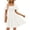 White, variant on YuXingFu Plus Size Summer Dresses for Women Mid-Length Crew Neck Plus Size Womens Dress Short Sleeve Floral Casual Summer White S