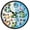 Cartoon Frog with Cloud, variant on Dailycode Night Light Wall Clock Glow in The Dark 12 inch Battery Operated Silent Luminous Clocks, Cartoon Frog with Cloud