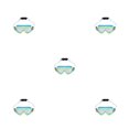 thumbnail image 1 of Greeniant Snorkeling profesional natación gafas ajustables Unisex portátil piscina gafas anteojos interior deportes acuáticos al aire libre Type2 NO2, 1 of 6