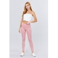 thumbnail image 2 of Saronite Basics Full Length Ponte Pants, Pink (Women's), 2 of 4