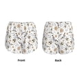thumbnail image 3 of Fuzoiu Pirate skulls Print Women's Athletic Shorts, Double-Layer Running Shorts with Pocket,Women's Workout Shorts for Yoga, Gym, and Workouts-Medium, 3 of 7