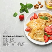 Chefman Electric Crepe Maker & Griddle, Nonstick Grill Pan, 12 Surface, Black