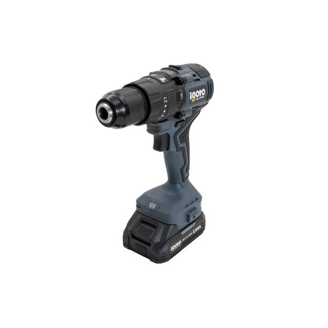 Taladro Rotomartillo Inalámbrico 20v, 44w, Broqueo 1/2 Gris Oscuro 50 Hz / 60 Hz