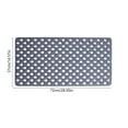 thumbnail image 3 of Elainilye Non Slip Shower Mat, Bathtub Safety Mat, Suction Cup Bath Mat, 28x14 Inch Drain Hole Floor Pad for Tub, 3 of 6