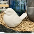 thumbnail image 2 of QIAOIDEA Porcelain Vintage White Bird Figurine Chubby Bird Figure Cottage Animal Bird, 2 of 5