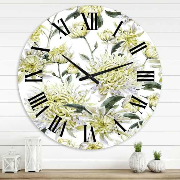 Designart 1 in Quartz Traditional Wall Clock