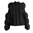 thumbnail image 3 of LOVZFMLL Jackets for Women's Lamb Hair Short Coat New Zipper Motorcycle Style Jacket, 3 of 3