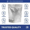 thumbnail image 5 of 50 Count 1-Cup Gusset Mylar Bags with Labels, 11 Mil Total Thickness Long-Term Food Storage Pouches, 7x5 Stand-Up Zipper Heat-Sealable Airtight Packaging - Silver, 5 of 5