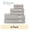 High Rise, variant on (2 pack) WelHome 100% Cotton 6-Piece Ultra SOFT TWIST Towel Set, 600 GSM, 2 Bath Towels 30" x 54", 2 Hand Towels, 2 Washcloths, Highly Absorbent, Bathroom Towel For Everyday Use, Light Gray