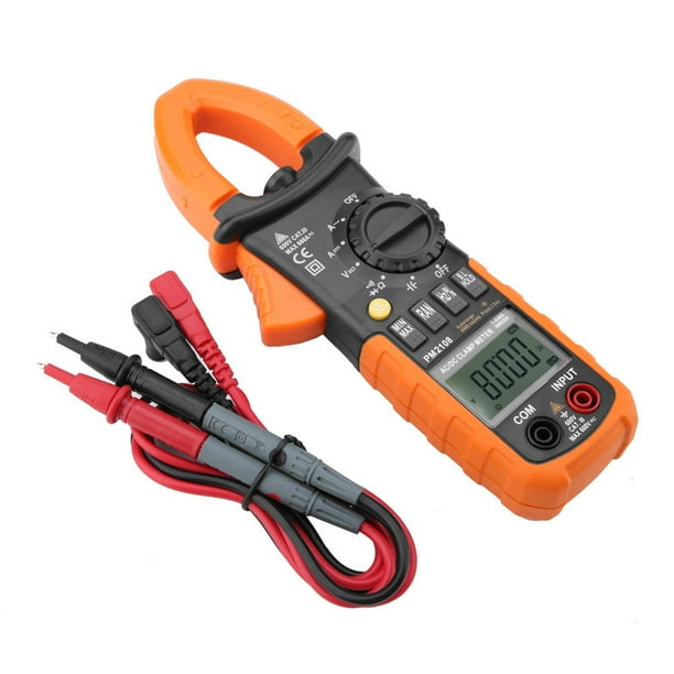 Pinza amperimétrica digital Jadeshay PM2108 Multímetro digital portátil Diseño de clase mundial