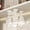 White, variant on Vaisoeny Cabinet Wine Glass Holder Under, 360° Infinitely Rotating Wine Glass Holder, No Drilling Wine Glass Rack for Kitchen, Dining and Bar.(White)
