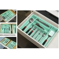 SimpleHouseware Expandable Kitchen Drawer Flatware Organizer, Utensil