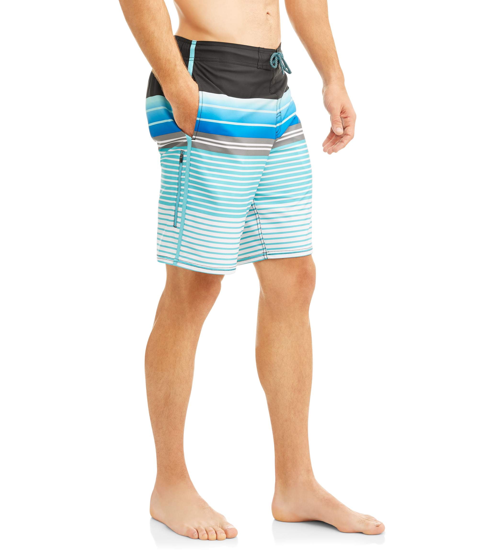 Men's Stripe Eboard Swim Shorts