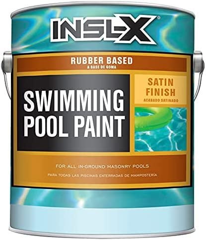 Insl-X Swimming Pool Paint Rubber Based Indoor, Outdoor Satin White 1 ...