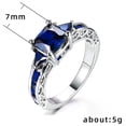 thumbnail image 6 of SEPARQI Classic Valentine's Day Proposal Gift for Wife For Women High Quality Dazzling Cubic Zirconia AAA Zircon Ring Ideal Jewelry Gift Gift Box Included, 6 of 10