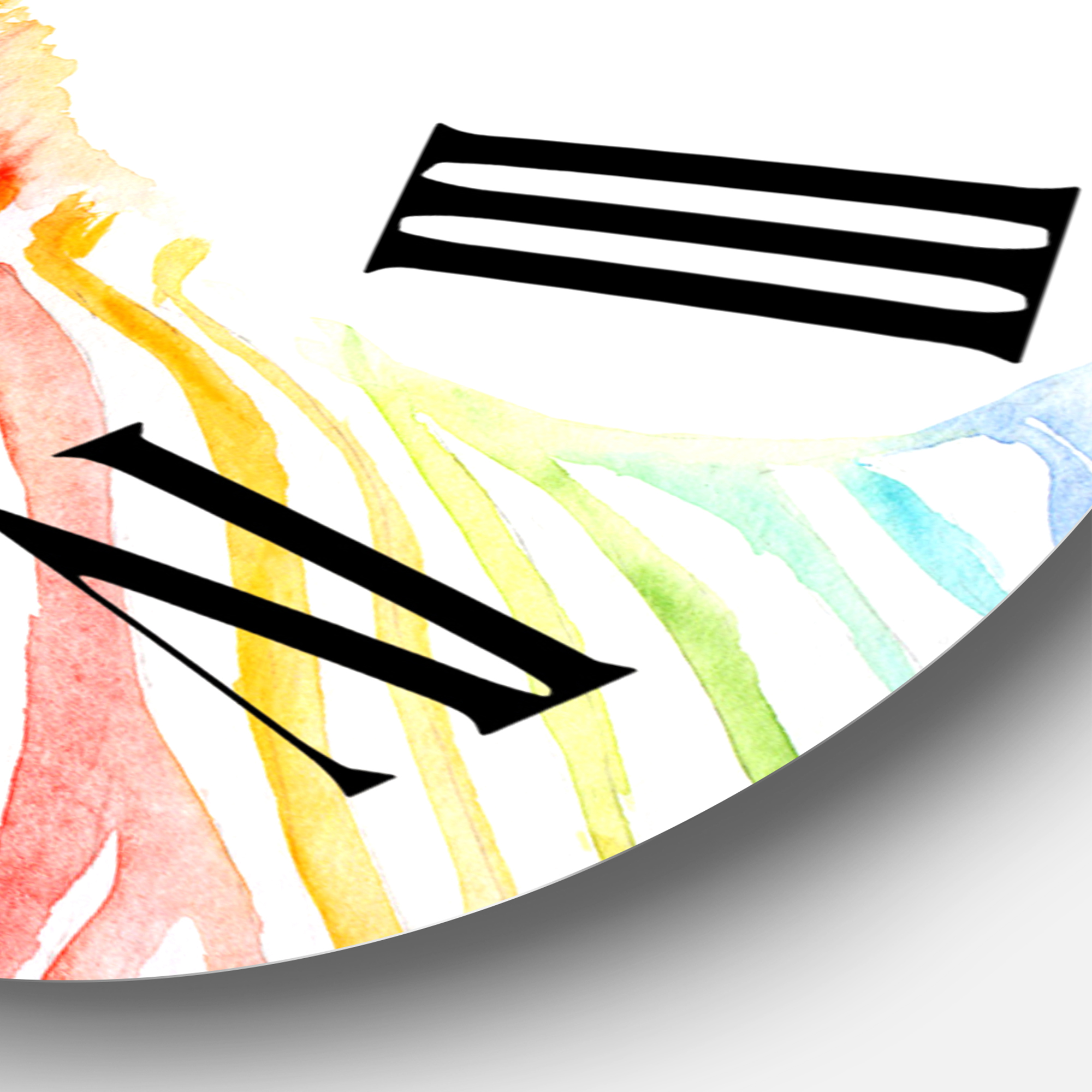 Designart 1 in Farmhouse Wall Clock